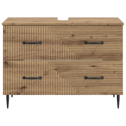 Bathroom Sink Cabinet HAARLEM Artisan Oak 82 x 41x 58.5 cm
