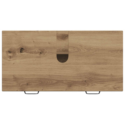 Bathroom Sink Cabinet HAARLEM Artisan Oak 82 x 41x 58.5 cm