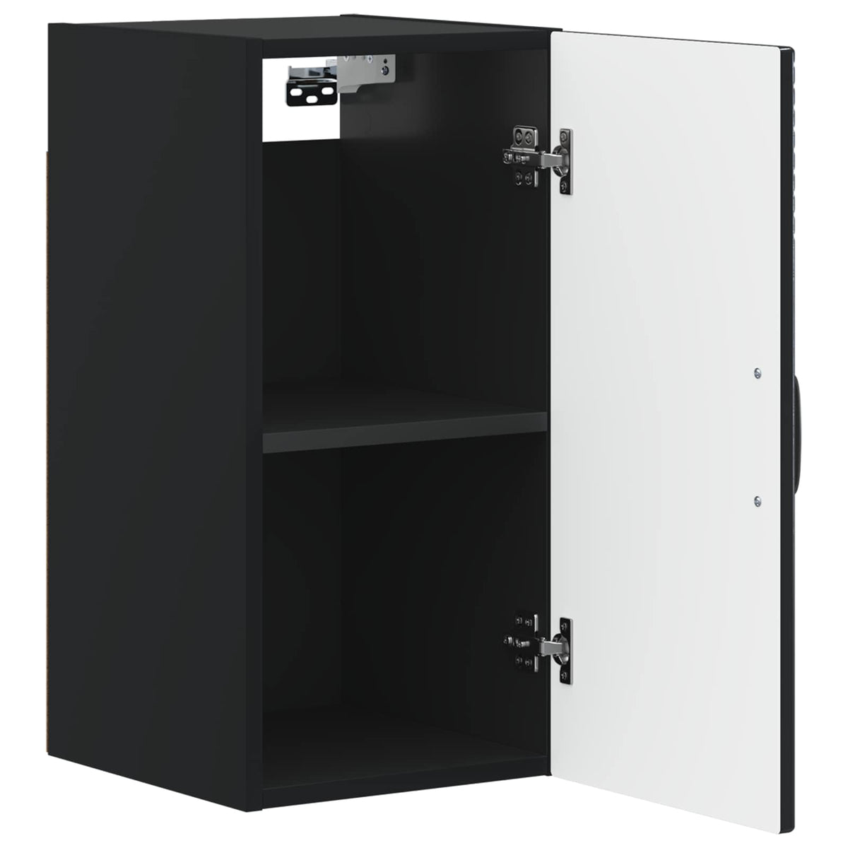 Bathroom Wall Cabinet HAARLEM Black 30 x 31 x 59 cm