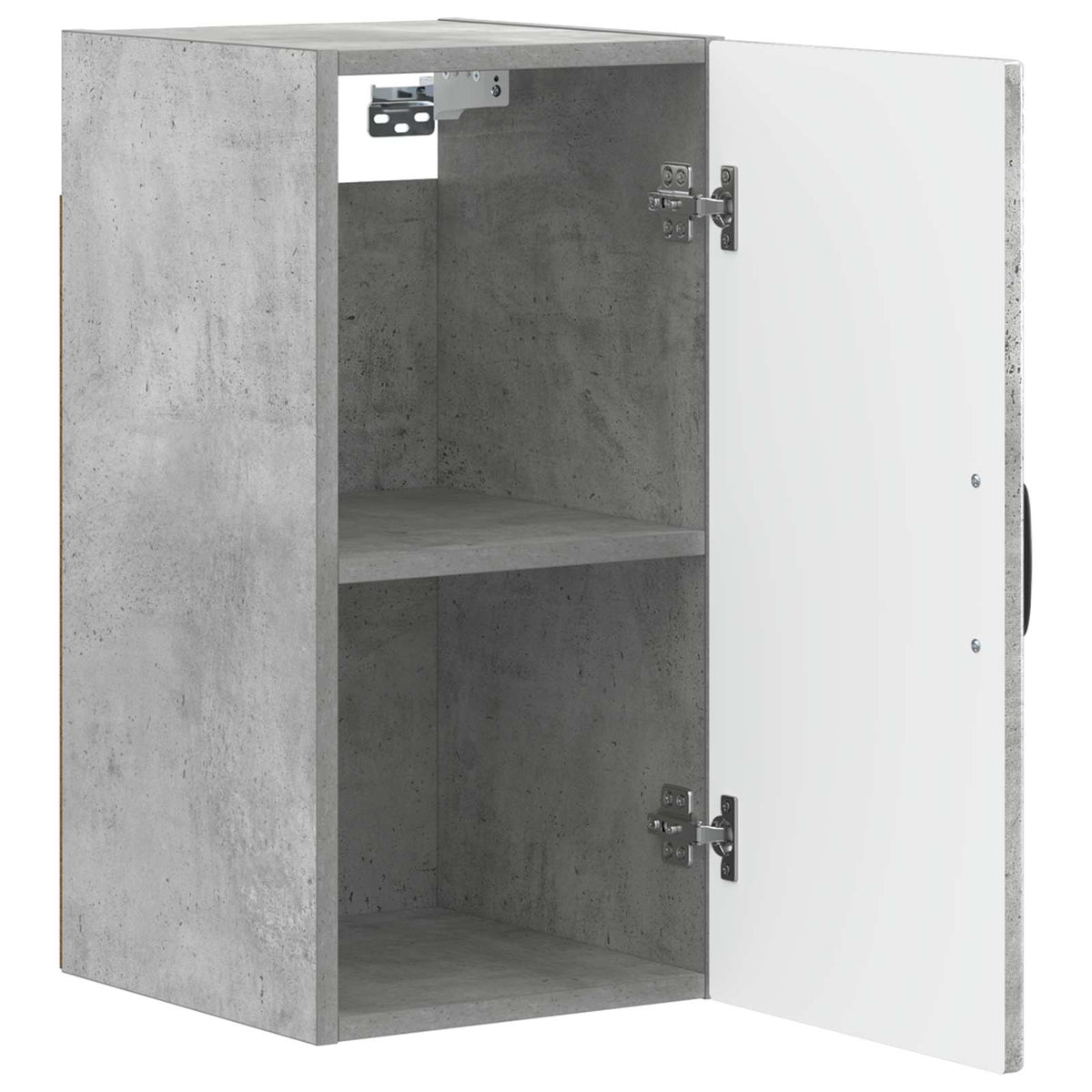 Bathroom Wall Cabinet HAARLEM Concrete Grey 30 x 31 x 59 cm