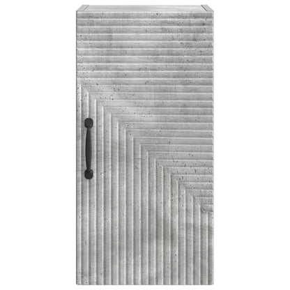 Bathroom Wall Cabinet HAARLEM Concrete Grey 30 x 31 x 59 cm
