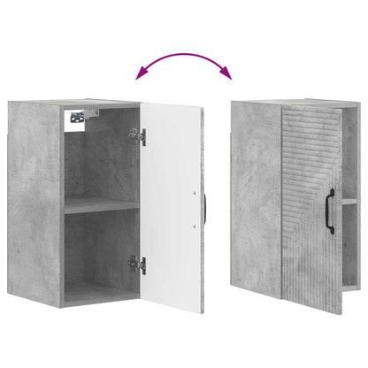 Bathroom Wall Cabinet HAARLEM Concrete Grey 30 x 31 x 59 cm