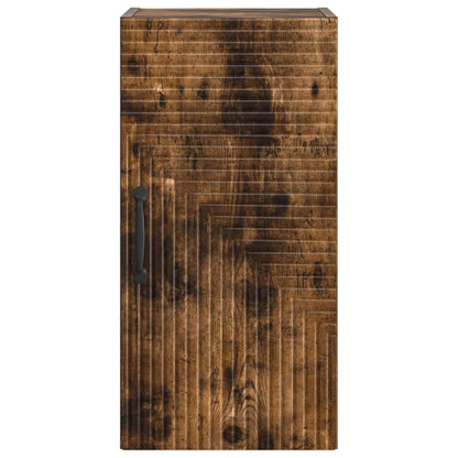 Bathroom Wall Cabinet HAARLEM Smoked Oak 30 x 31 x 59 cm