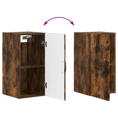 Bathroom Wall Cabinet HAARLEM Smoked Oak 30 x 31 x 59 cm