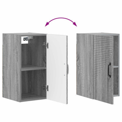 Bathroom Wall Cabinet HAARLEM Grey Sonoma 30 x 31 x 59 cm