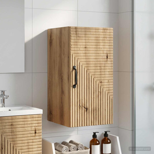 Bathroom Wall Cabinet HAARLEM Artisan Oak 30 x 31 x 59 cm