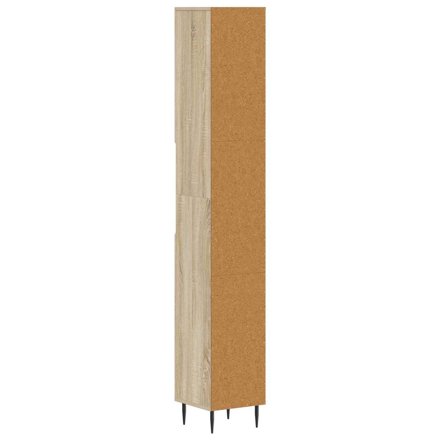 Bathroom Cabinet with Open Shelf HAARLEM Sonoma Oak