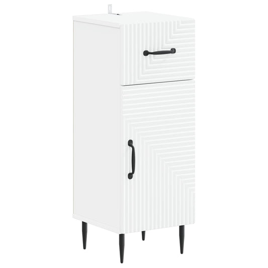 Bathroom Storage Cainet HAARLEM White 30 x 31 x 80 cm