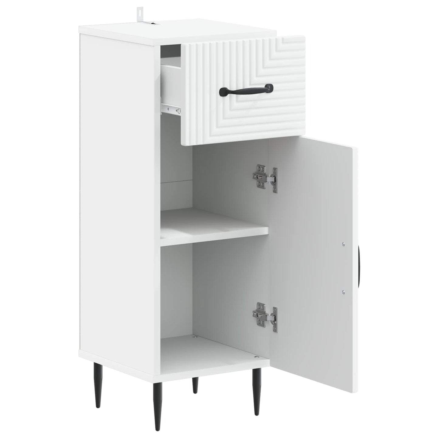 Bathroom Storage Cainet HAARLEM White 30 x 31 x 80 cm