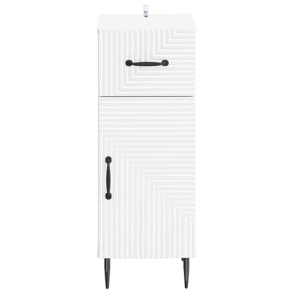 Bathroom Storage Cainet HAARLEM White 30 x 31 x 80 cm