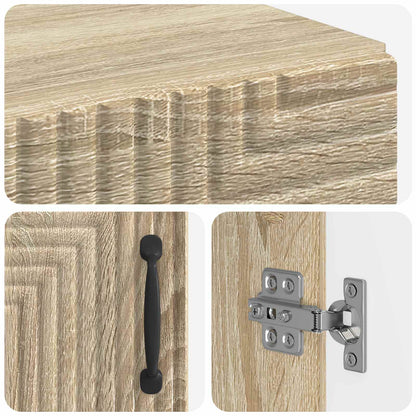 Bathroom Storage Cainet HAARLEM Sonoma Oak 30 x 31 x 80 cm
