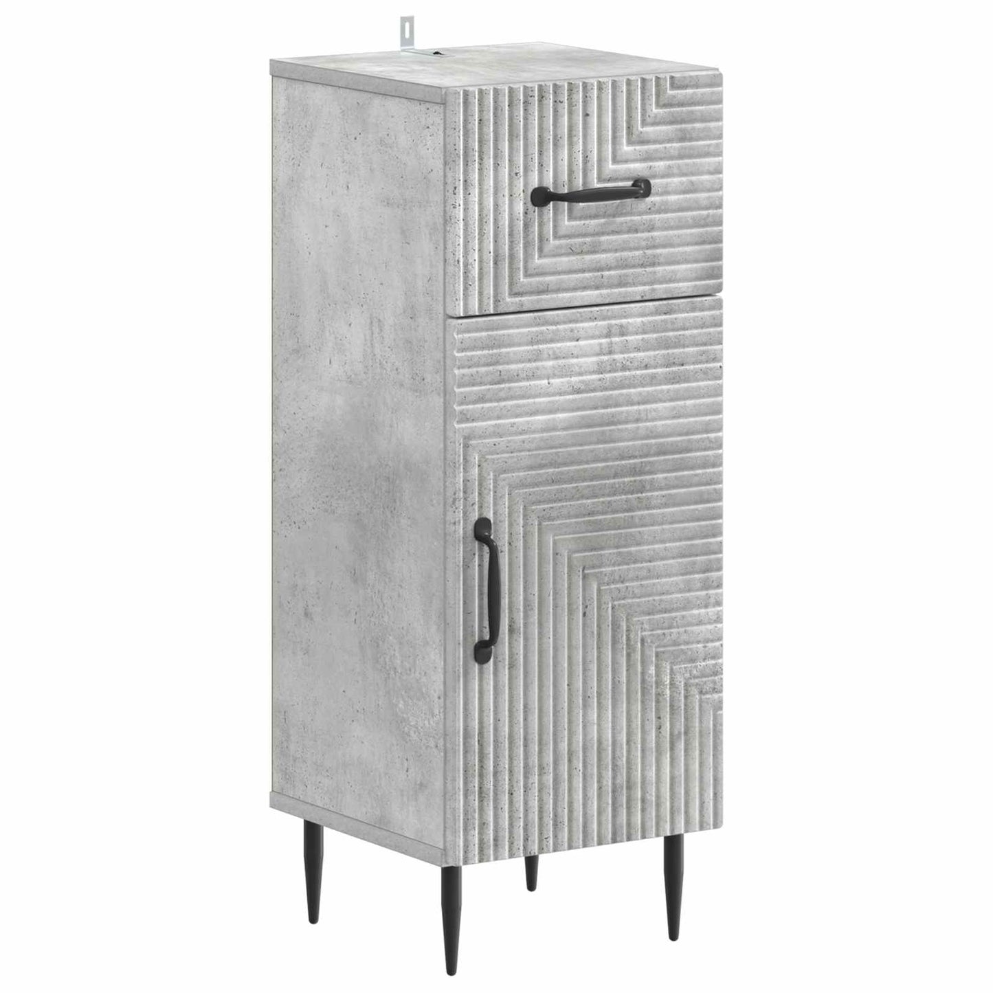 Bathroom Storage Cainet HAARLEM Concrete Grey 30 x 31 x 80 cm
