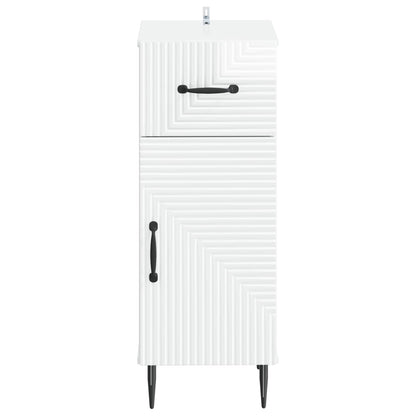 Bathroom Storage Cainet HAARLEM High Gloss White