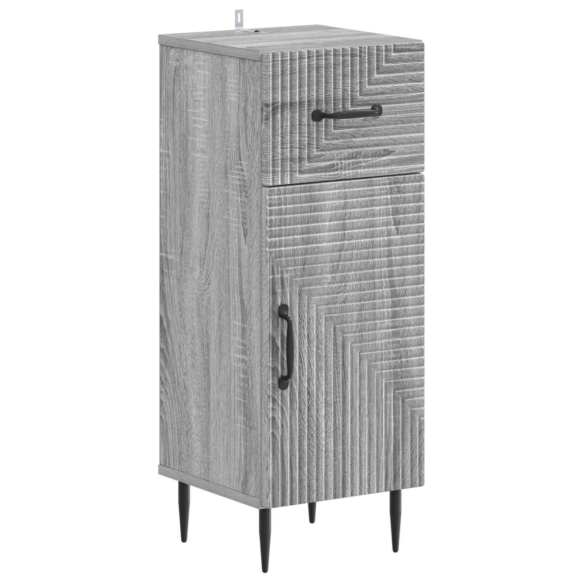 Bathroom Storage Cainet HAARLEM Grey Sonoma 30 x 31 x 80 cm