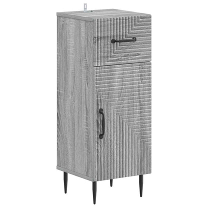 Bathroom Storage Cainet HAARLEM Grey Sonoma 30 x 31 x 80 cm