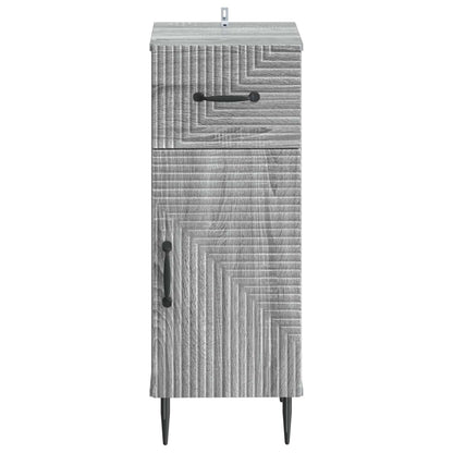Bathroom Storage Cainet HAARLEM Grey Sonoma 30 x 31 x 80 cm