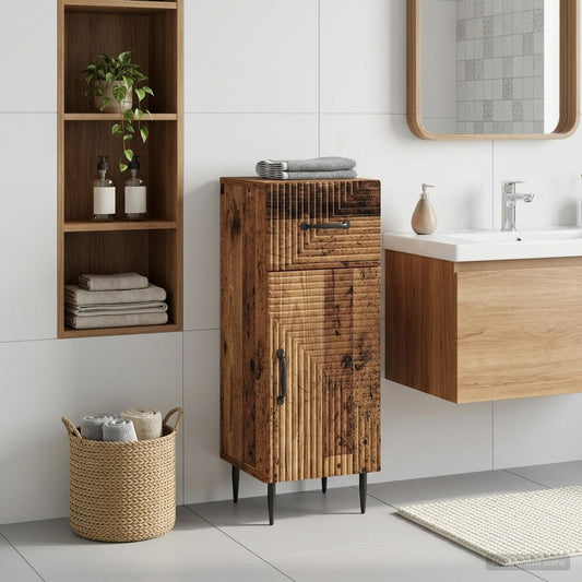 Bathroom Storage Cainet HAARLEM Old Wood 30 x 31 x 80 cm