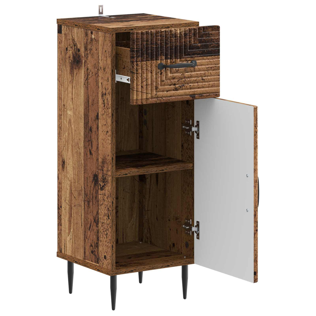 Bathroom Storage Cainet HAARLEM Old Wood 30 x 31 x 80 cm