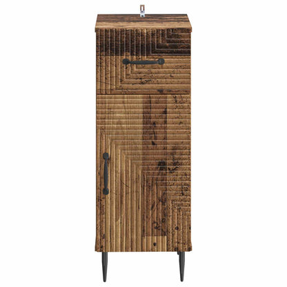 Bathroom Storage Cainet HAARLEM Old Wood 30 x 31 x 80 cm
