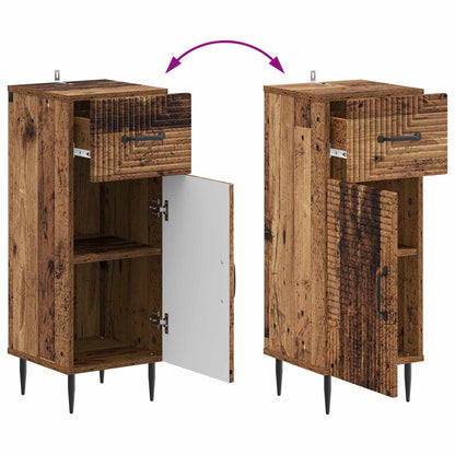 Bathroom Storage Cainet HAARLEM Old Wood 30 x 31 x 80 cm