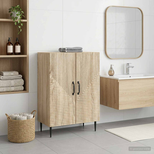 Bathroom Storage Cainet HAARLEM Sonoma Oak 59.5 x 31 x 80 cm