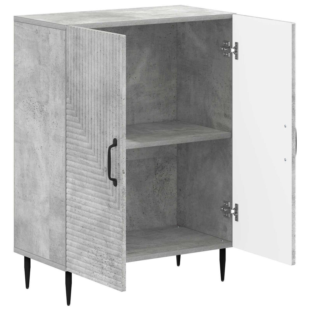 Bathroom Storage Cainet HAARLEM Concrete Grey 59.5 x 31 x 80 cm