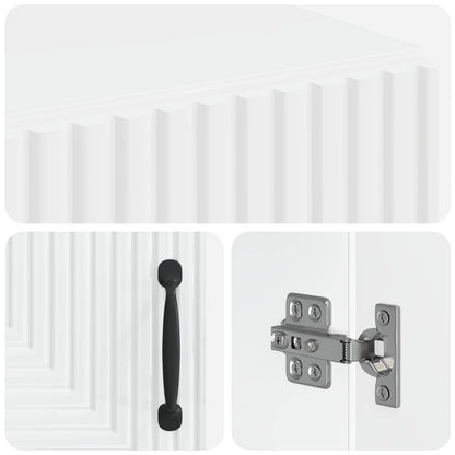 Bathroom Storage Cainet HAARLEM High Gloss White