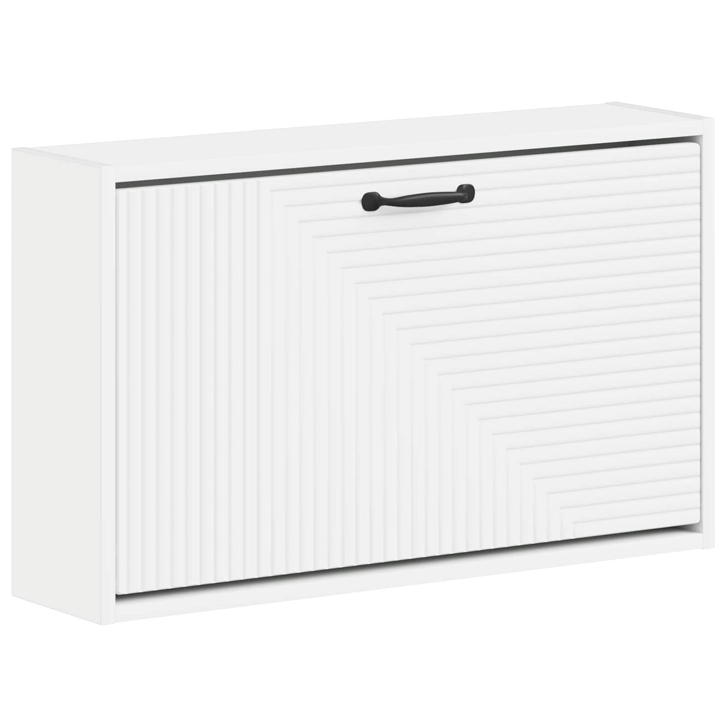 Wall-Mounted Shoe Cabinet HAARLEM 71 x 17 x 43 cm White