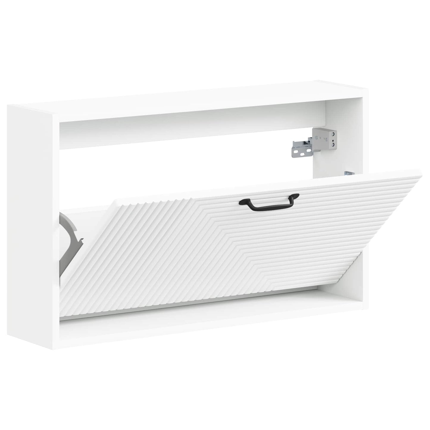 Wall-Mounted Shoe Cabinet HAARLEM 71 x 17 x 43 cm White