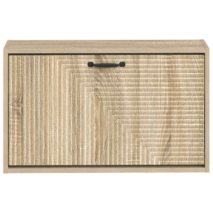 Wall-Mounted Shoe Cabinet HAARLEM 71 x 17 x 43 cm Sonoma Oak