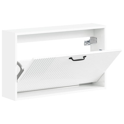 Wall-Mounted Shoe Cabinet HAARLEM 71 x 17 x 43 cm