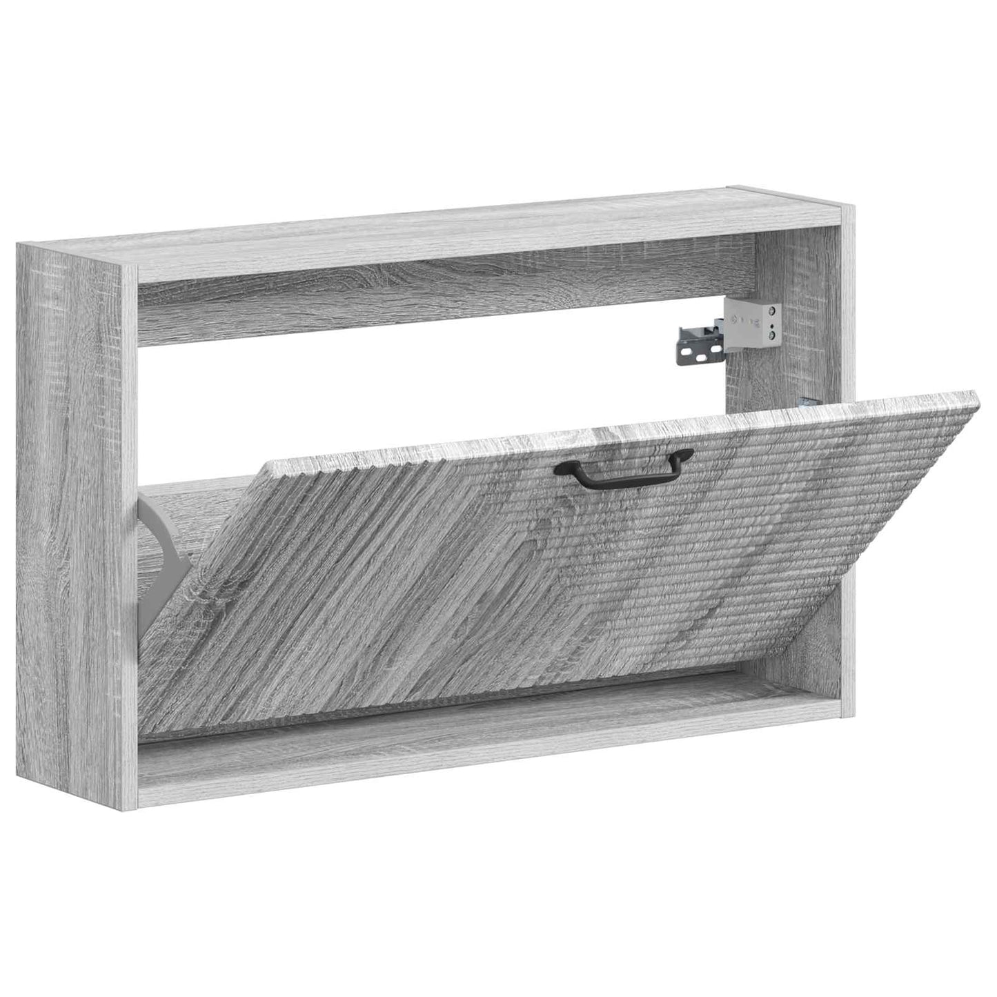 Wall-Mounted Shoe Cabinet HAARLEM 71 x 17 x 43 cm Grey Sonoma