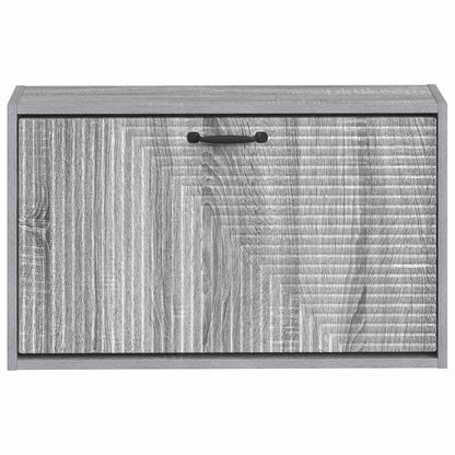 Wall-Mounted Shoe Cabinet HAARLEM 71 x 17 x 43 cm Grey Sonoma