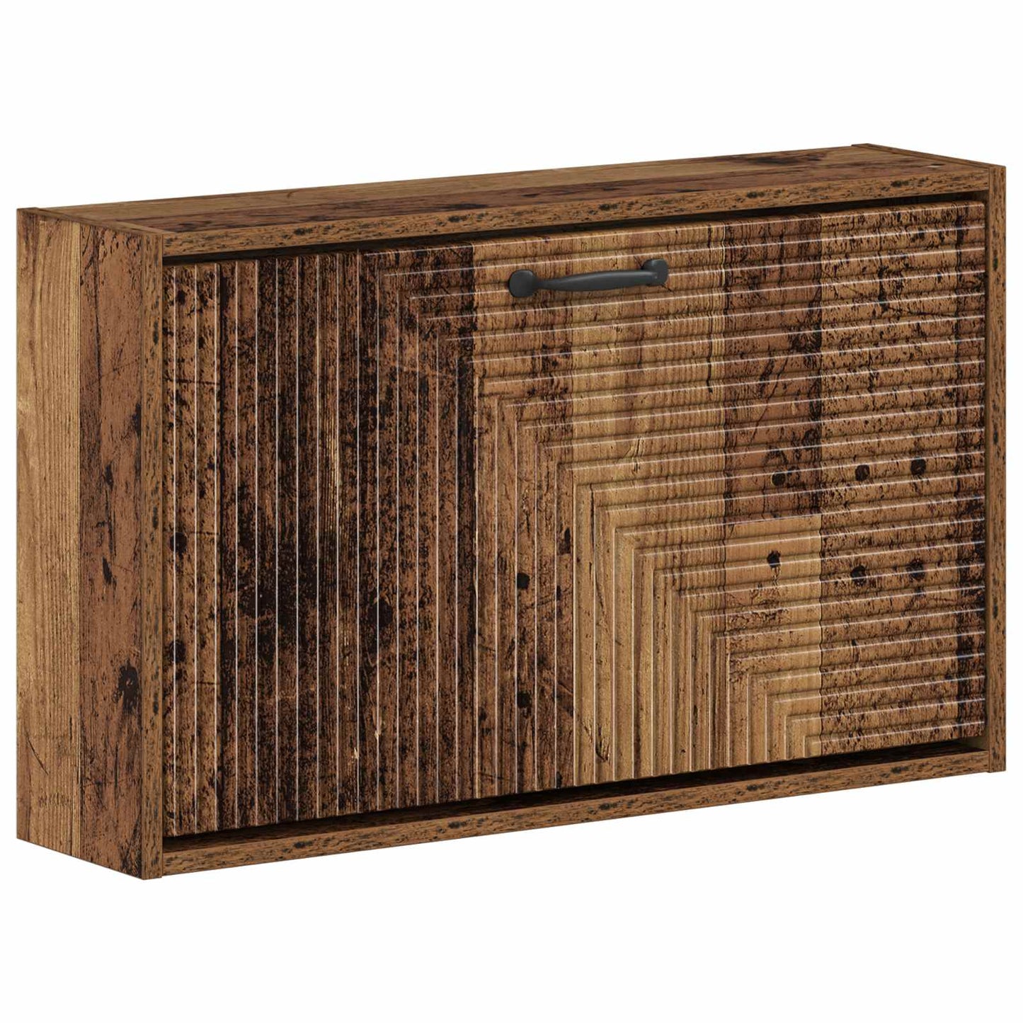 Wall-Mounted Shoe Cabinet HAARLEM 71 x 17 x 43 cm Old Wood