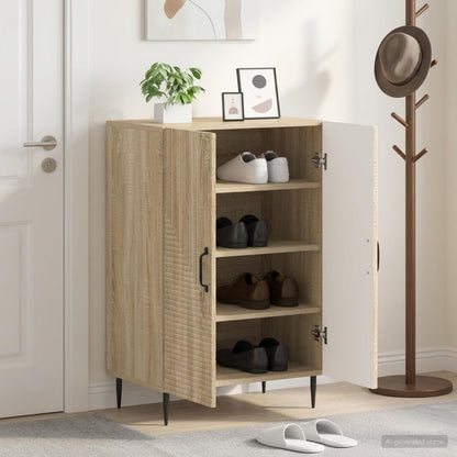 Shoe Cabinet HAARLEM 59.5 x 39.5 x 89.5 cm Engineered Wood
