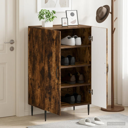 Shoe Cabinet HAARLEM 59.5 x 39.5 x 89.5 cm Engineered Wood