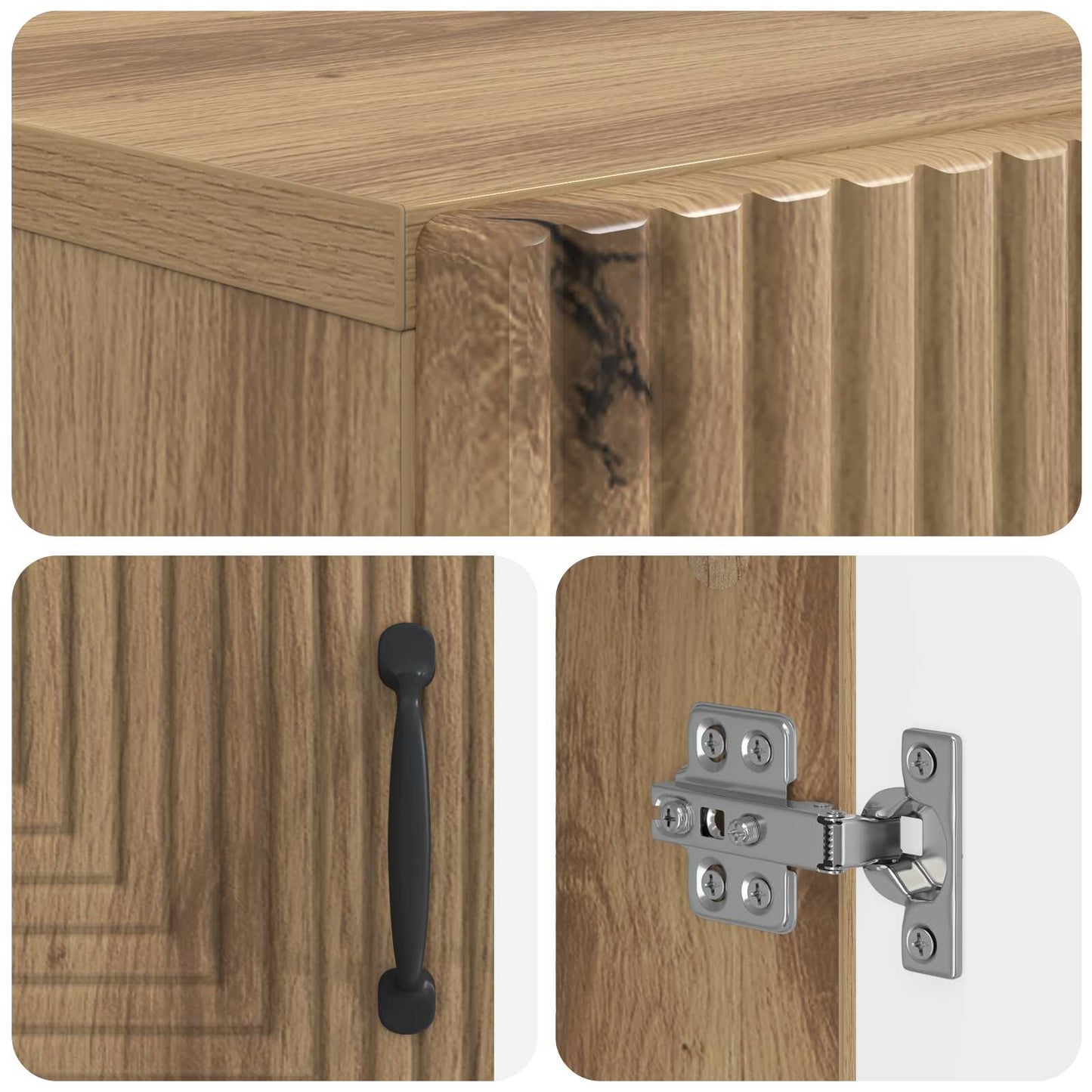Shoe Cabinet HAARLEM 59.5 x 39.5 x 89.5 cm Engineered Wood