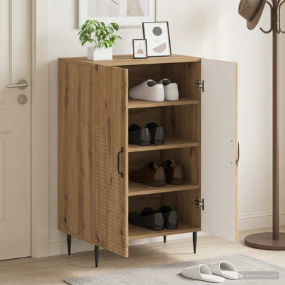Shoe Cabinet HAARLEM 59.5 x 39.5 x 89.5 cm Engineered Wood