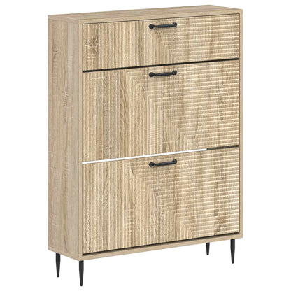 Shoe Cabinet HAARLEM 78 x 24 x 103 cm Engineered Wood