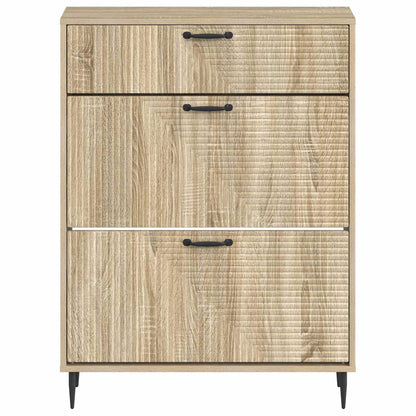 Shoe Cabinet HAARLEM 78 x 24 x 103 cm Engineered Wood