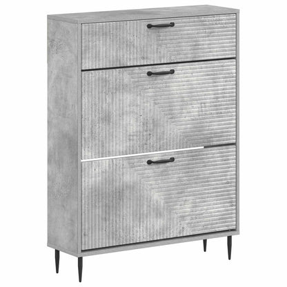 Shoe Cabinet HAARLEM 78 x 24 x 103 cm Engineered Wood