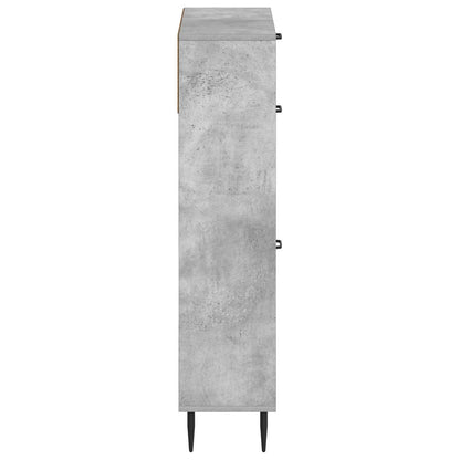 Shoe Cabinet HAARLEM 78 x 24 x 103 cm Engineered Wood
