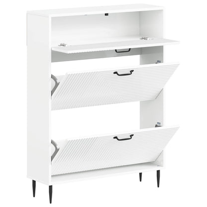 Shoe Cabinet HAARLEM 78 x 24 x 103 cm Engineered Wood