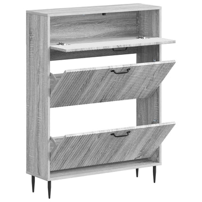 Shoe Cabinet HAARLEM 78 x 24 x 103 cm Engineered Wood