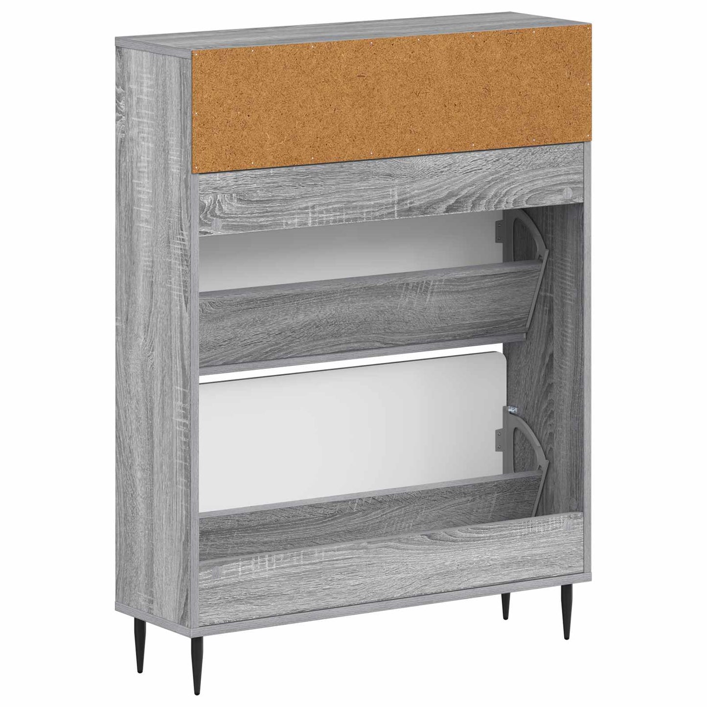 Shoe Cabinet HAARLEM 78 x 24 x 103 cm Engineered Wood