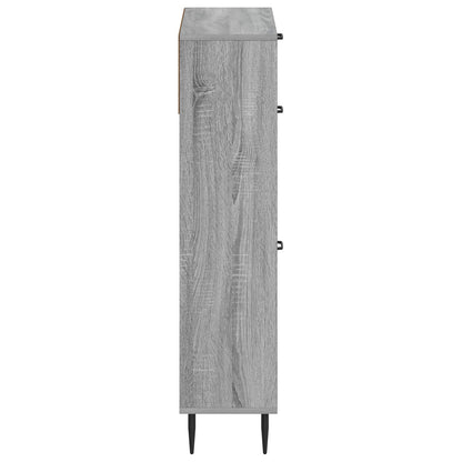 Shoe Cabinet HAARLEM 78 x 24 x 103 cm Engineered Wood