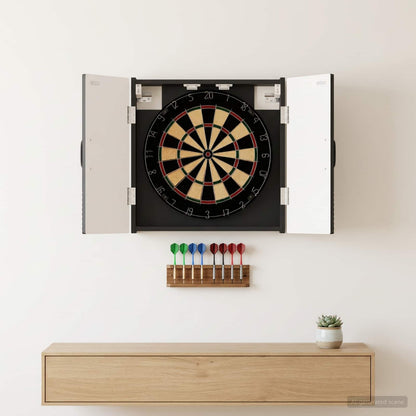 Dartboard Cabinet HOORN Black 52.5 x 10.5 x 53.5 cm