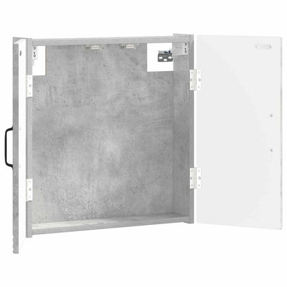 Dartboard Cabinet HAARLEM Concrete Grey 52.5 x 10.5 x 53.5 cm