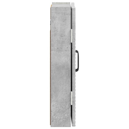 Dartboard Cabinet HAARLEM Concrete Grey 52.5 x 10.5 x 53.5 cm
