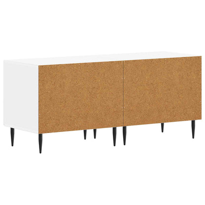 TV Cabinet White Engineered Wood